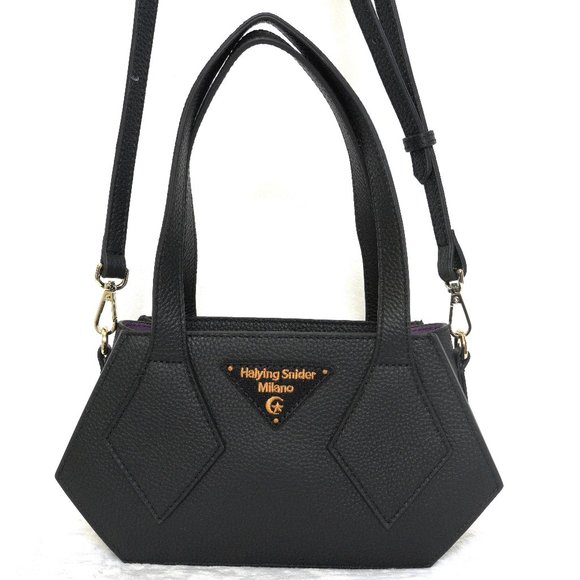 Designer's Collection - Small Crossbody Bag with Genuine Leather - Picture 1 of 6